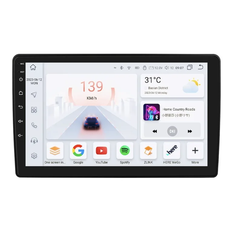 HIZPO KXTYARS91 Autorádio 9" Android pro Toyota Auris II (2017-2018) Model: S9004 (4+32GB) CHR4415_S92
