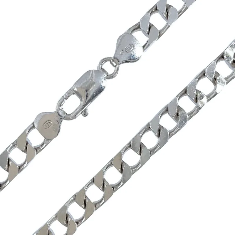 Strieborná retiazka pancr kocková 6,3mm dĺžka retiazky 55cm