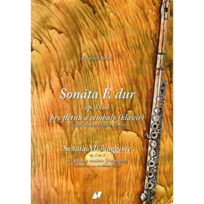 Vladimír Beneš Sonáta E dur op. 5, č. 3 pro flétnu a cembalo (klavír)