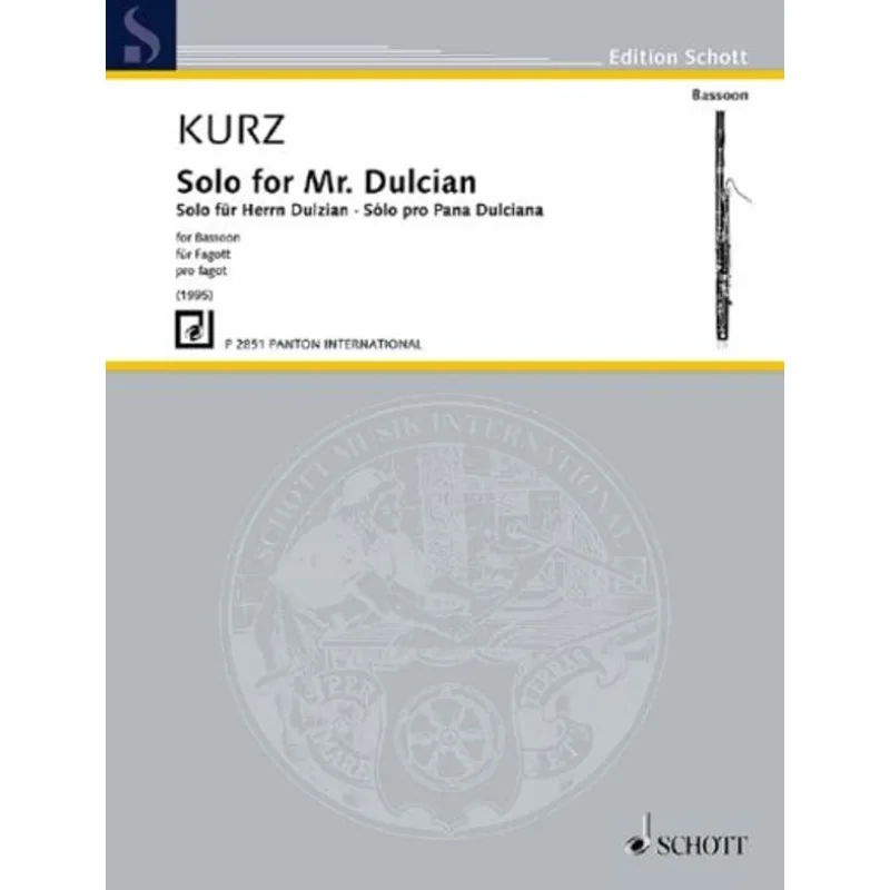 Schott Music Panton Solo pro p. Dulciana pro fagot solo