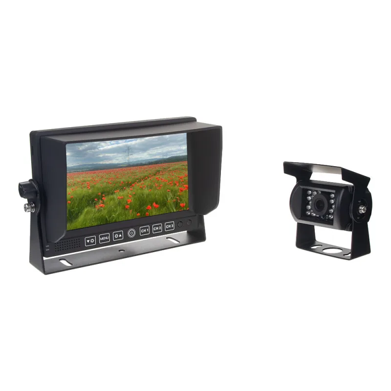 x AHD kamerový set s monitorem 7", 3x 4PIN + kamera + 15m kabel sv708AHDset
