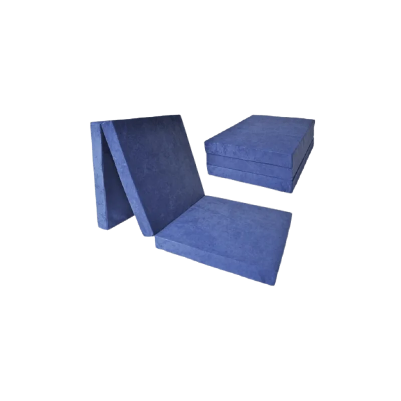 FIMEX Rozkladacie matrace pre hostí UNI 80x195x15cm Vzor: tmavě-modrá