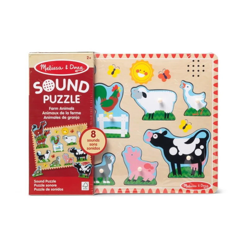 Spin Master MELISSA & DOUG PUZZLE SE ZVUKOVÝMI EFEKTY