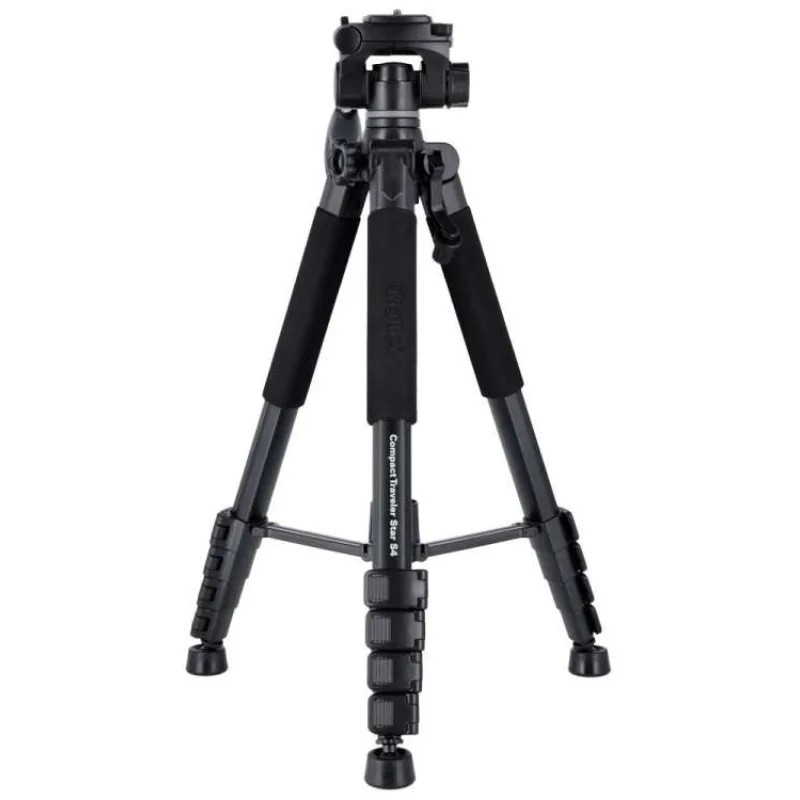 Rollei Stativ Compact Traveler Star S4 / Zátěž 5kg/ Vytažený 160cm/ Černý (23148)