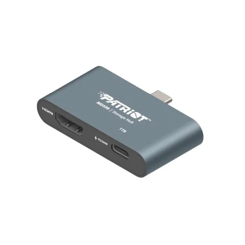 1TB Patriot HUB + úložisko MD300 USB-C+ HDMI (PMD1TH013)