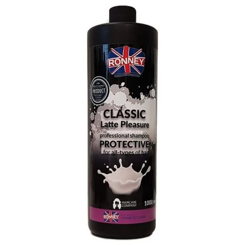 RONNEY Classic Latte Pleasure Shampoo 1000ml - hydratačný šampón s vôňou karamelu