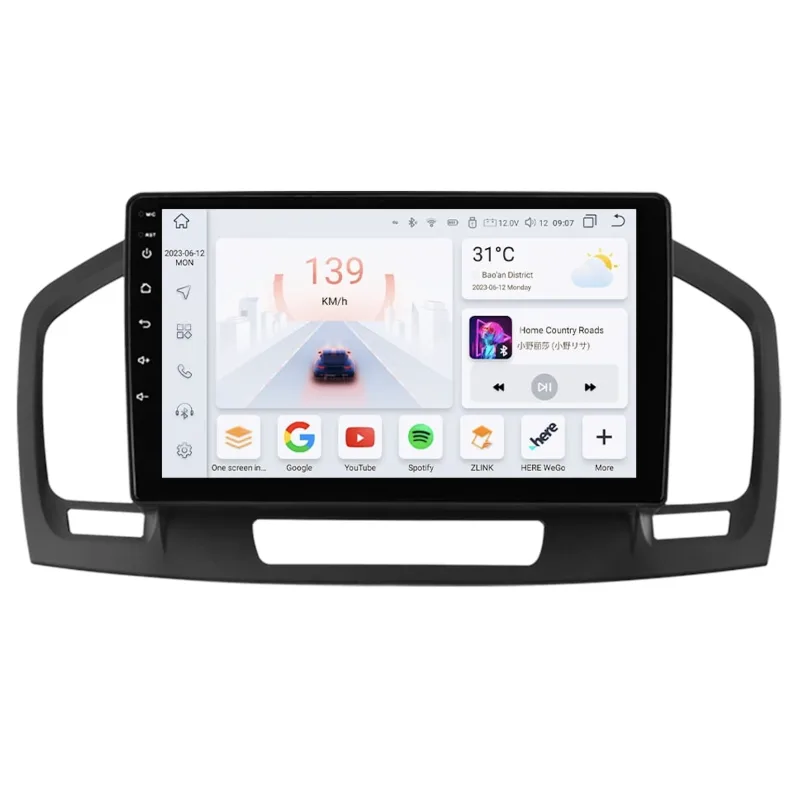 HIZPO KXOPELINS9001 Autorádio 9" Android Opel Insignia 2008-2013 Model: S9008 (8+128GB) CHR1814