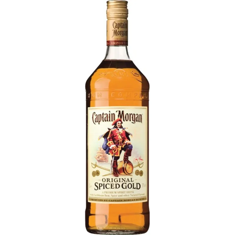 Captain Morgan Spiced Gold 35% 1 l (čistá fľaša)