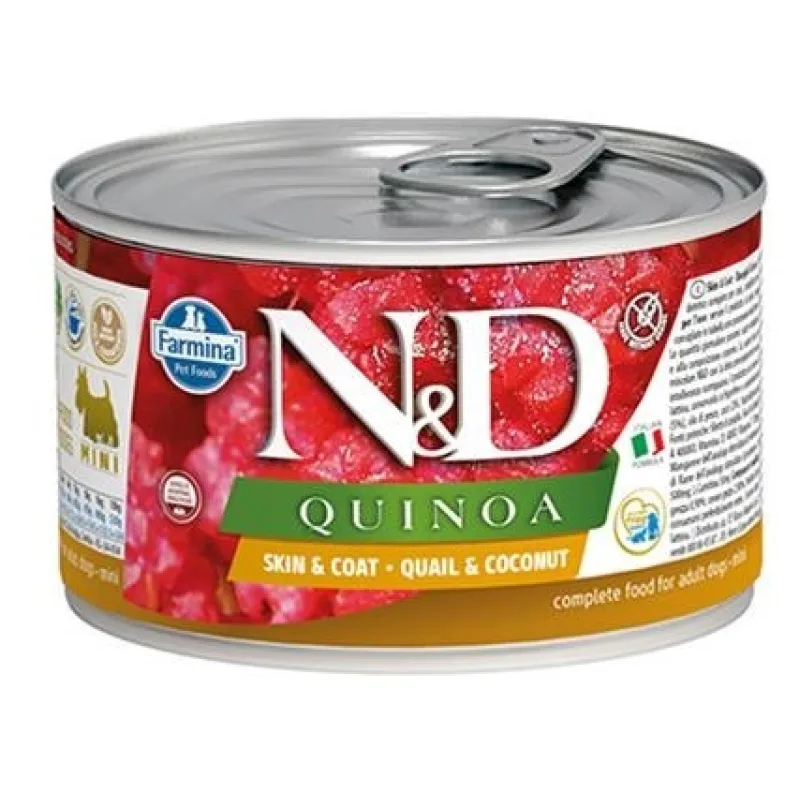 Farmina N&D dog QUINOA Quail & Coconut konzerva 140 g