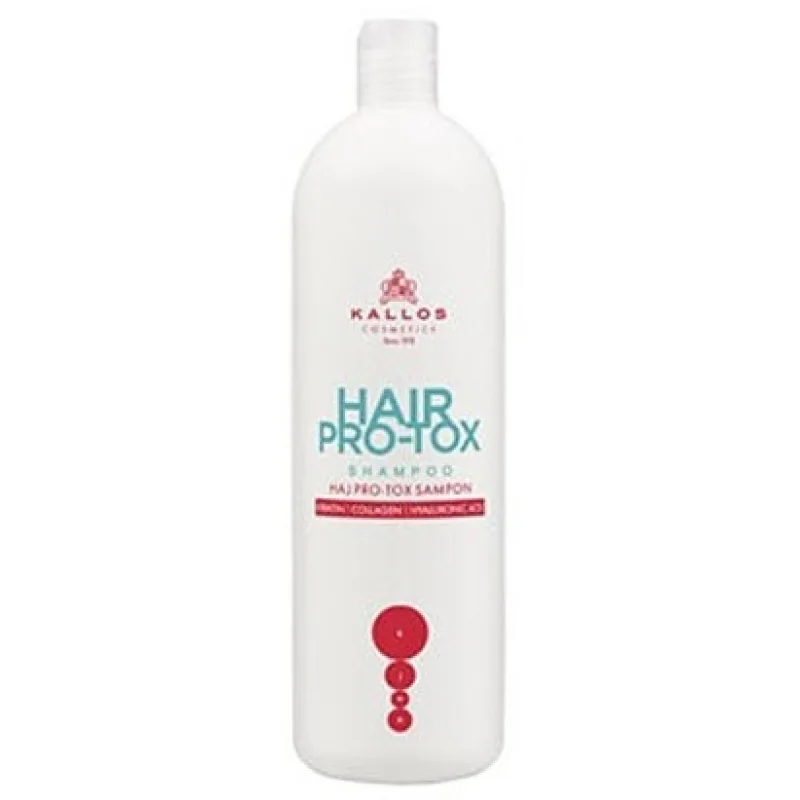 KALLOS KJMN Hair Pro-Tox Shampoo 1000ml - šampón s kolagénom, keratínom a kyselinou hyalurónovou