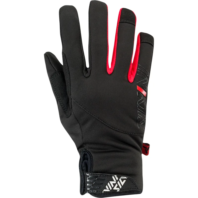 Běžecké rukavice dětské Silvini junior Ortles black-red 2021/22