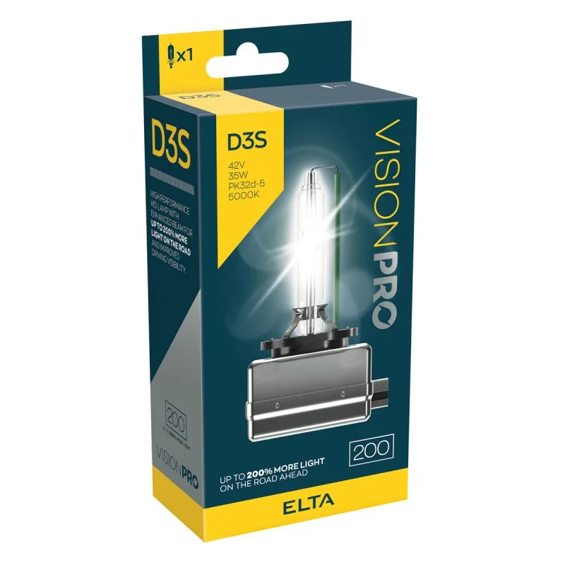 ELTA D3S Xenonová výbojka – 35W, 5000K +200%