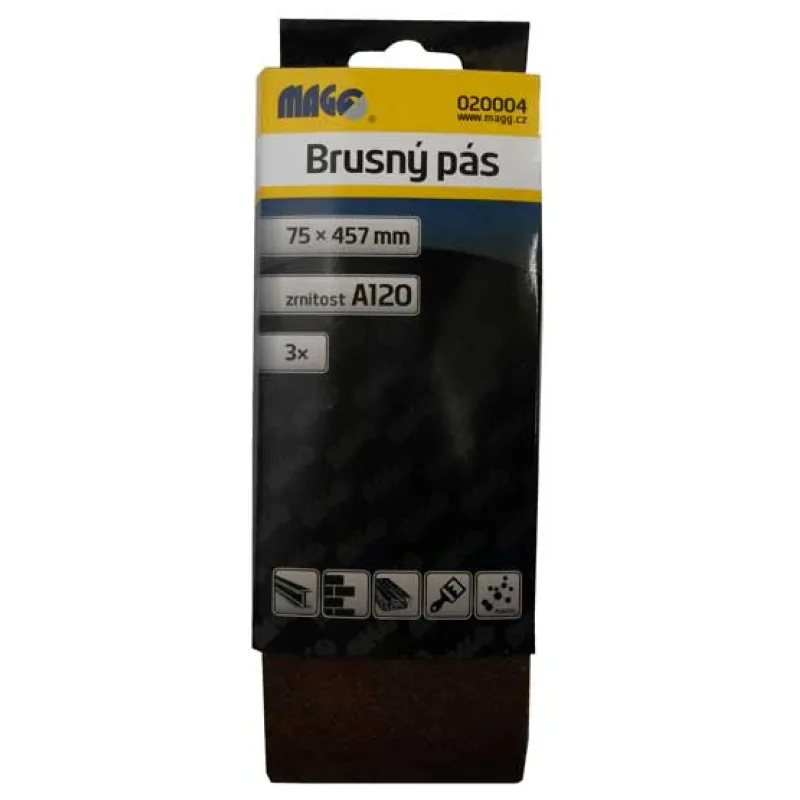 Brúsny pás MAGG 75x457 A120 3ks