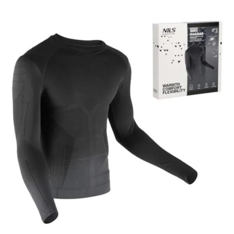 Pánské termo tričko NILS Ragnar BTK0060 černé, vel. XXL/XXXL