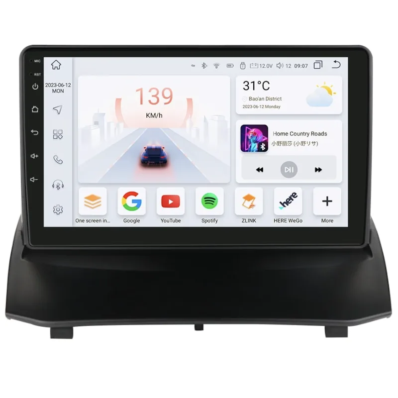 HIZPO KXFDFST91 Autorádio 9" Android 13 Ford Fiesta Model: S9004 (4+32GB) CHR717