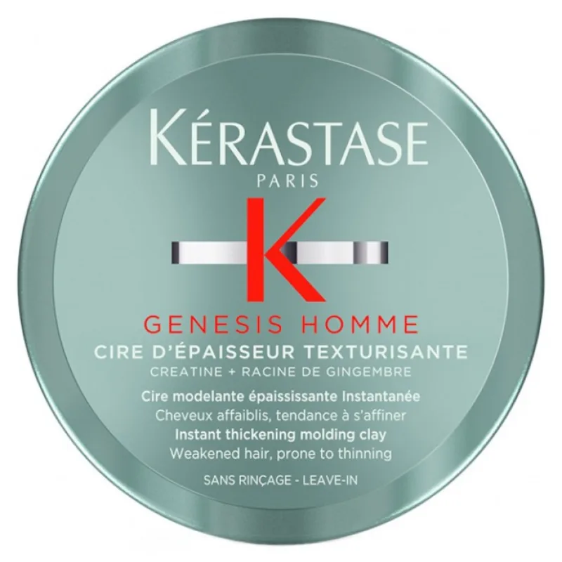 KÉRASTASE Genesis Homme Cire D'Epaisseur Texturisant 75ml - vosk na zahustenie vlasov pre mužov