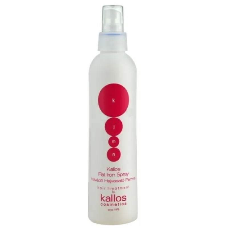 KALLOS KJMN Flat Iron Spray 200ml - ochranný sprej pred teplom pri žehlení vlasov