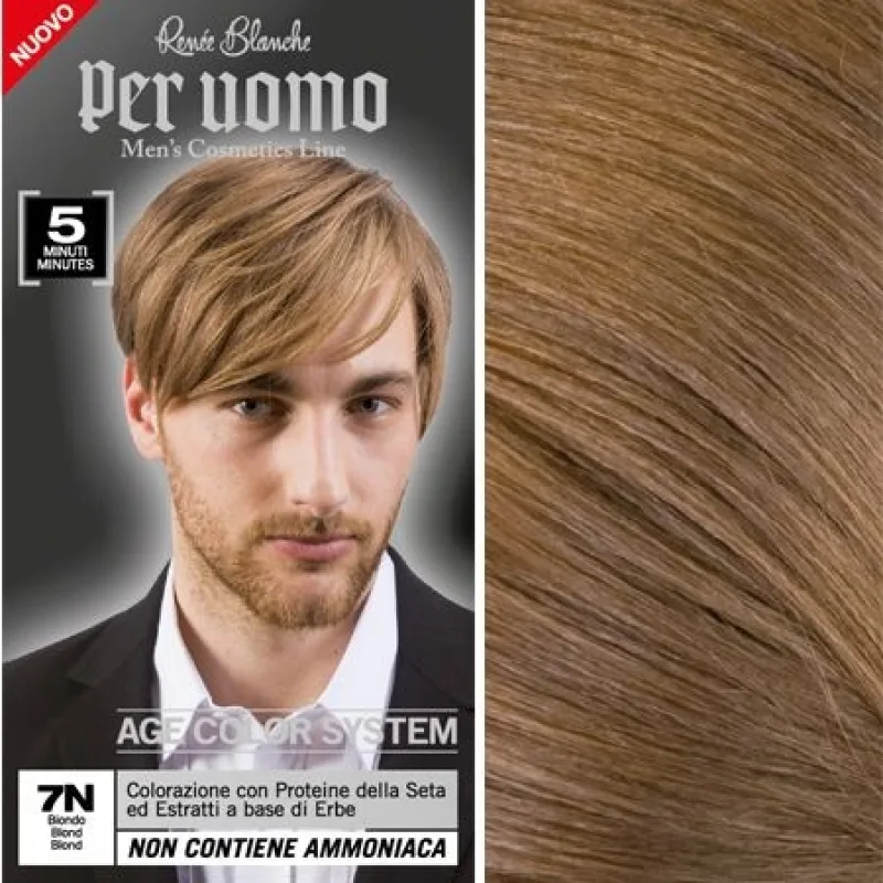 RENÉE BLANCHE RENEÉ BLANCHE Per Uomo 7N Blond - 5ti minútová farba na vlasy pre mužov - blond