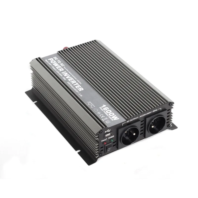 CAR1600 Měnič napětí z 12V na 230V + USB, 1600W CAR1600