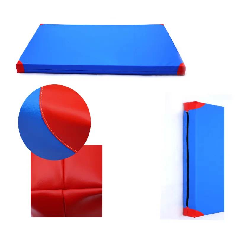 Fitmania Gymnastická žinenka SCHOOL 200 × 120 – 10 cm Barva: Modro-červená