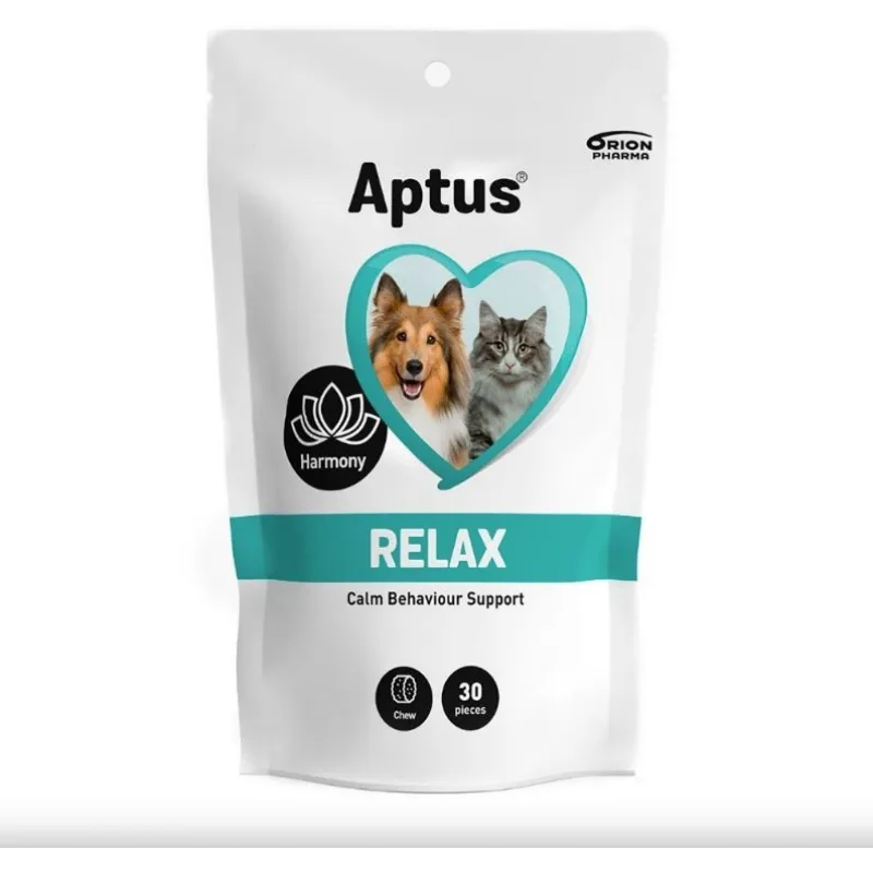 Orion Pharma Aptus Relax VET žuvacie tablety na potlačenie stresu u psov 30 tbl