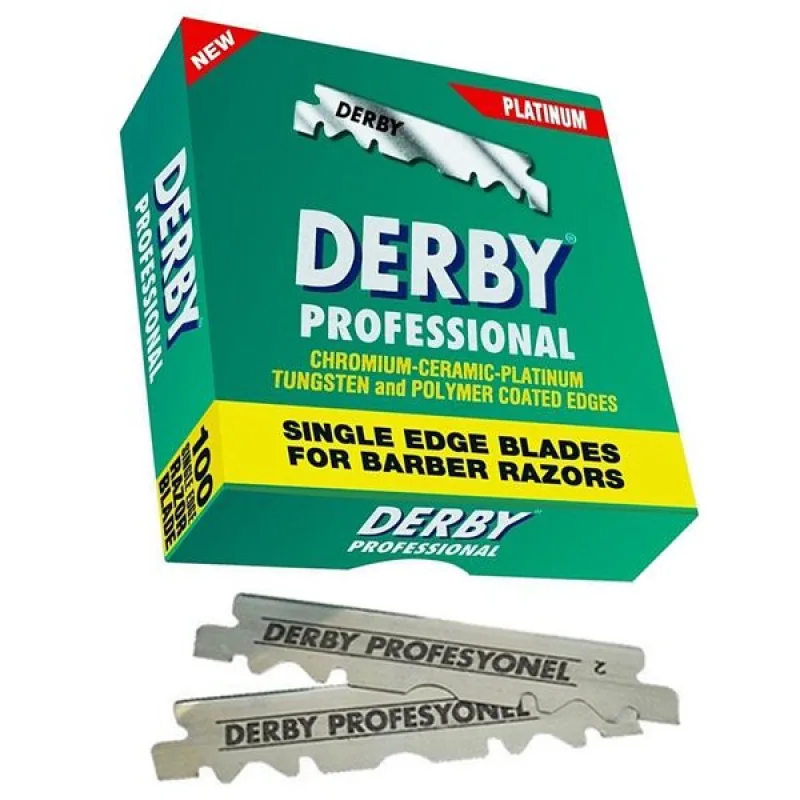 OSTATNÍ VÝROBCOVIA DERBY Professional Platinum Single Edged Blades 100ks - polovičná žiletky