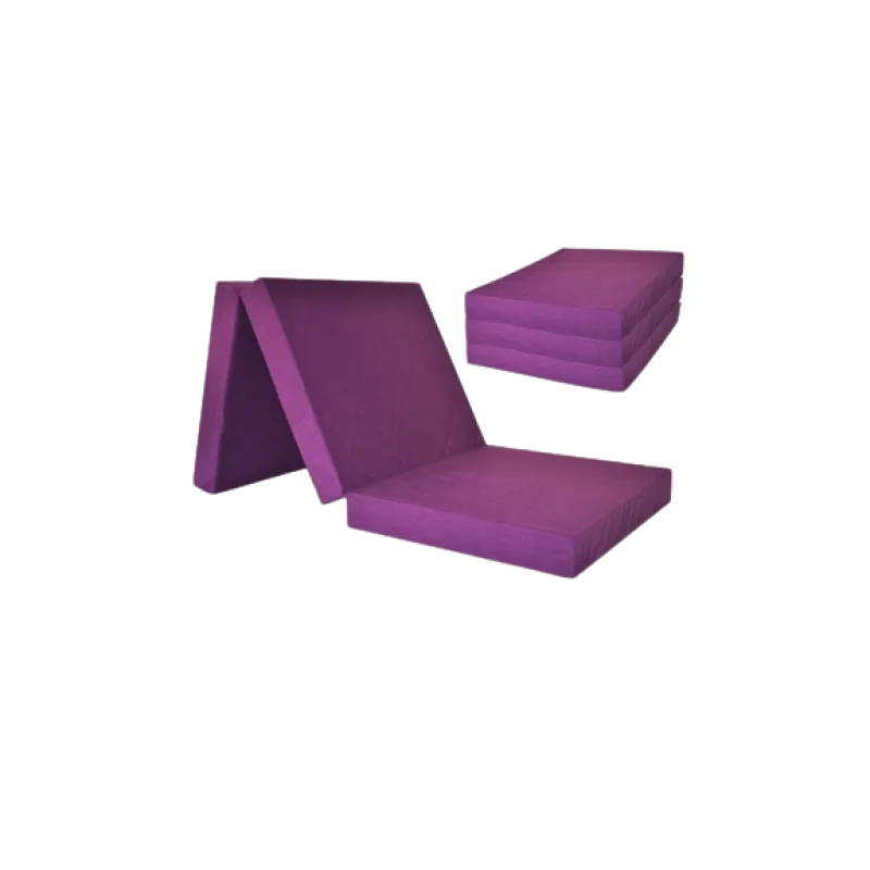 FIMEX Rozkladacie matrace pre hostí UNI 80x195x15cm Vzor: fialová
