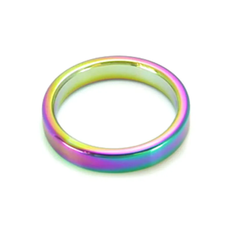 Push Production High Polished Rainbow Cockring (55/8mm)