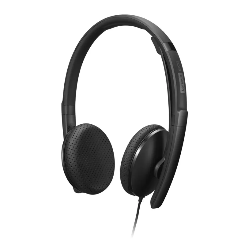 Lenovo Wired VoIP Headset (Teams)/USB-A/C/MS/Černá 4XD1M45626