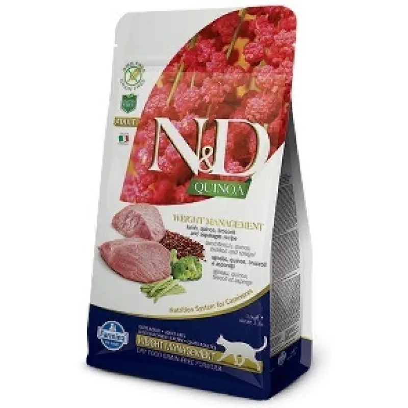 Farmina N&D cat GF QUINOA Weight Managment Lamb 0,3 kg