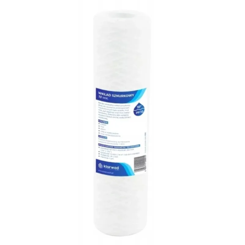 Filtračná vložka Klarwod - penová + polypropylén 10" - 50 mikrón