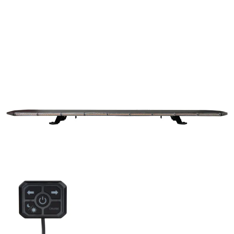 SLIM LED rampa 1530mm, oranžová, 12-24V, 36+216LED, ECE R65 sre5slim-1530