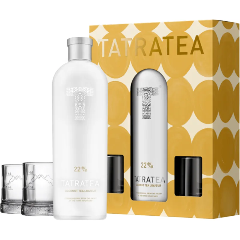 Tatratea Coconut 2025 22% 0,7 l (darčekové balenie 2 poháre)
