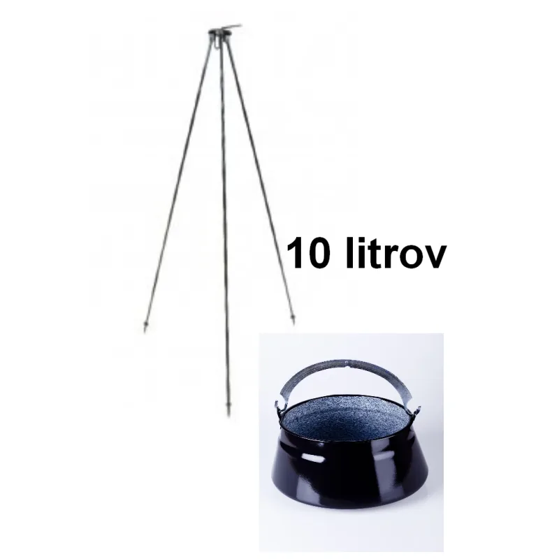 Kotlík na ryby 10 l + Trojnožka