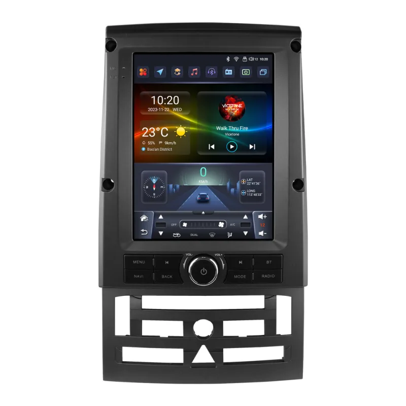 HIZPO PG407971G Autorádio 9,7“ Android 13 pro Peugeot 407 Model: 4S9701 (4+32GB) CHR2675_4S9