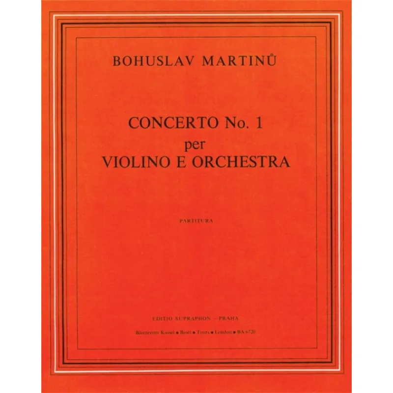 Bärenreiter Koncert pro housle a orchestr č. 1