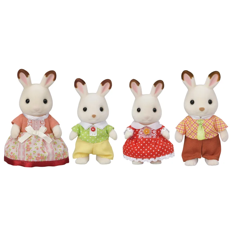 Sylvanian Families 5655 Rodina "čokoládových" králikov, nová