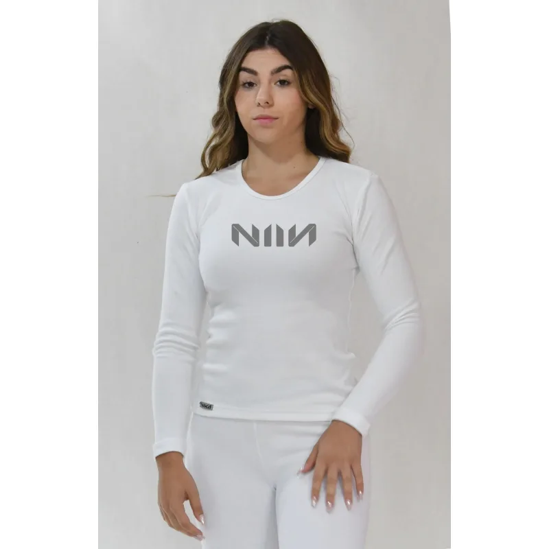 Termo tričko dámske NIIN Deep White - XL, biela
