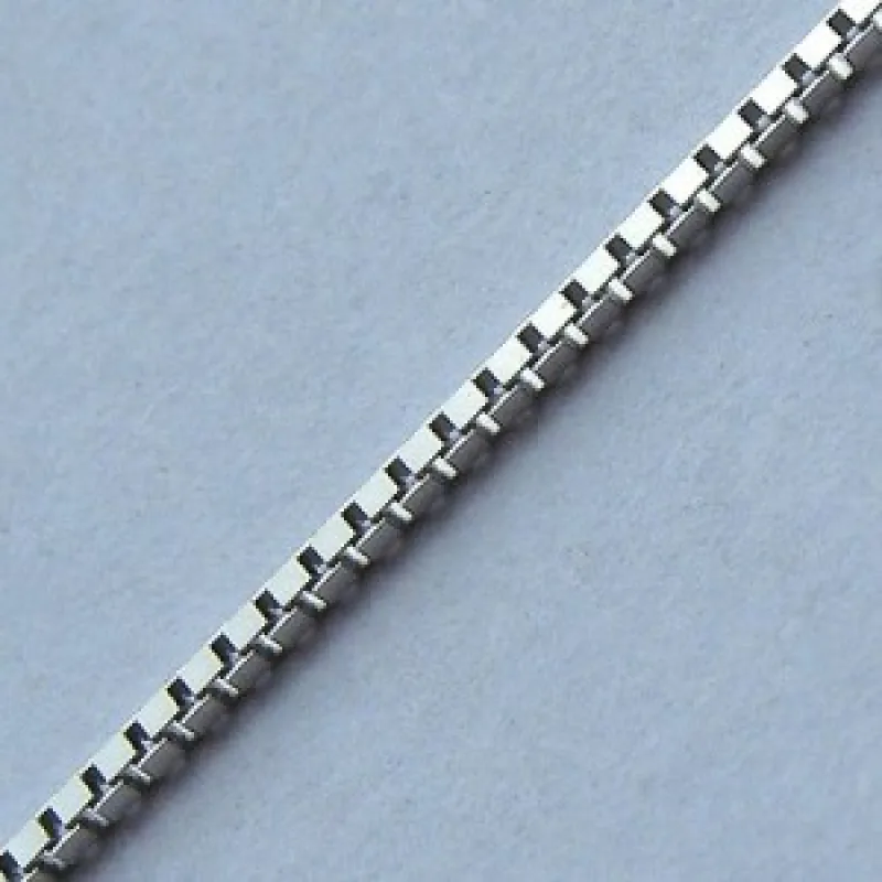 Zlatá retiazka kocky - biele zlato KA VENEZIA BOX/050/W, 38, 1.45 g