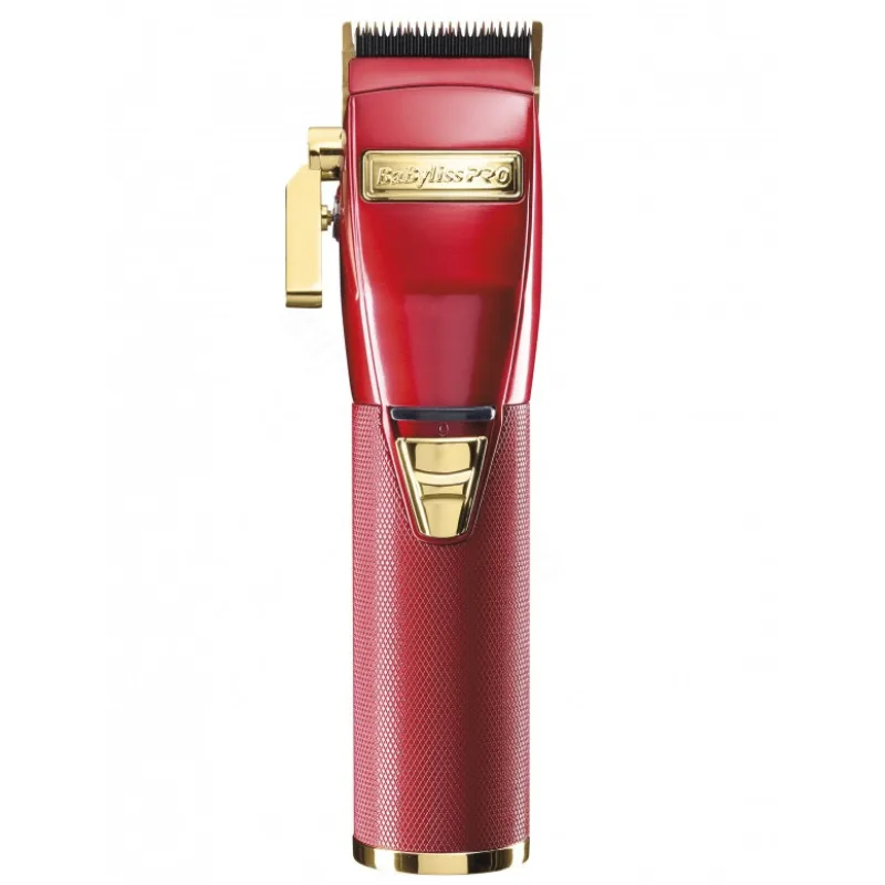 BABYLISS PRO FX8700 RE Profesionálny strihací strojček na vlasy aku-káblový 45mm - červený