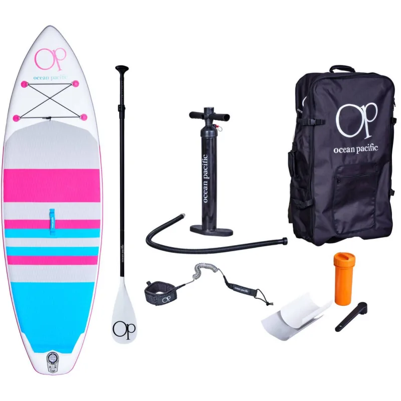 Ocean Pacific Sunset All Round 9'6 White/Grey/Pink + príslušenstvo