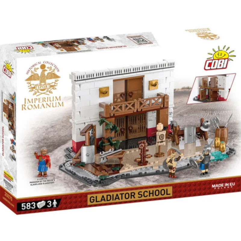 Cobi 20070 IR Škola gladiátorů, 583 kostek, 3 figurky