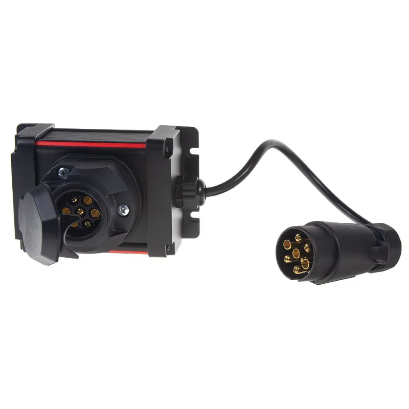 Napájecí adaptér 24V-12V 7pin(ISO1724) - 7pin tr24d