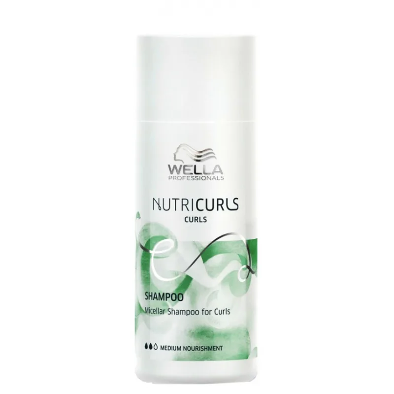 WELLA Nutricurls Curls Shampoo Medium 50ml - micelárny šampón pre kučeravé vlasy