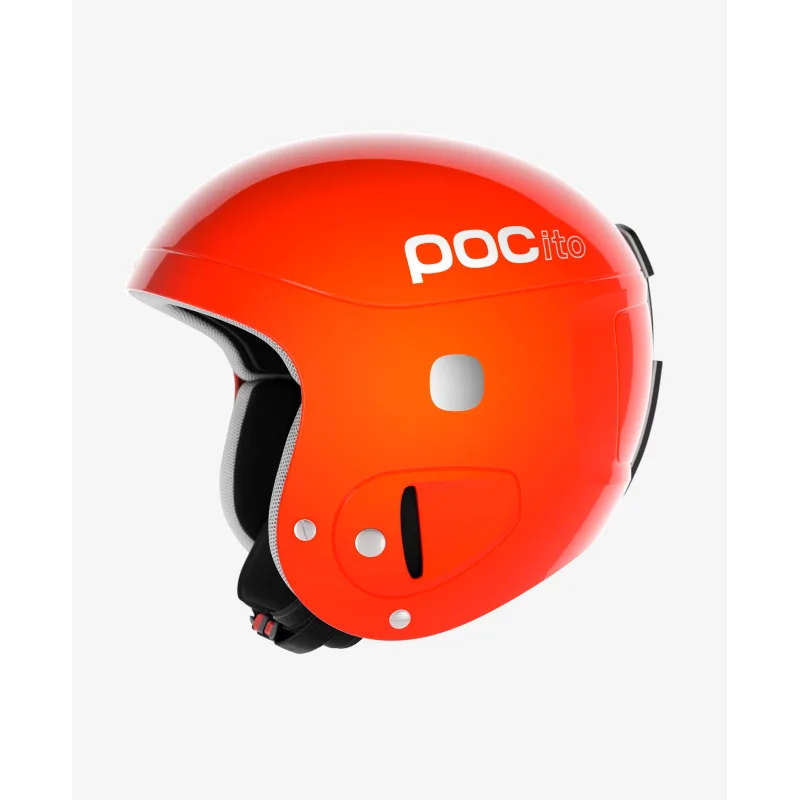 Dětská sjezdová helma POC POCito Skull Fluorescent Orange