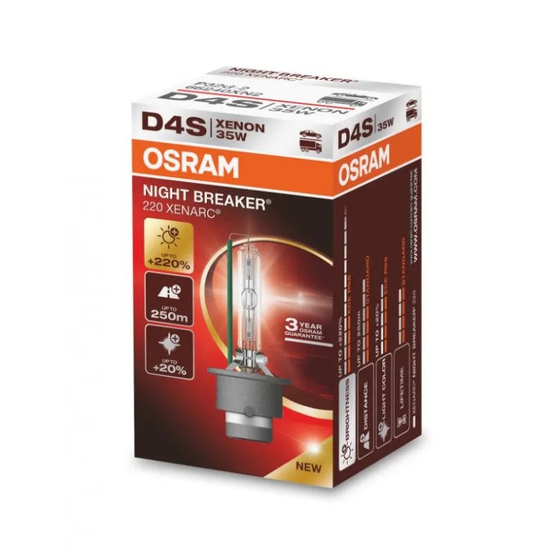 Osram xenonová výbojka D4S 12/24V 66440XN2 NIGHT BREAKER LASER +220% 1ks