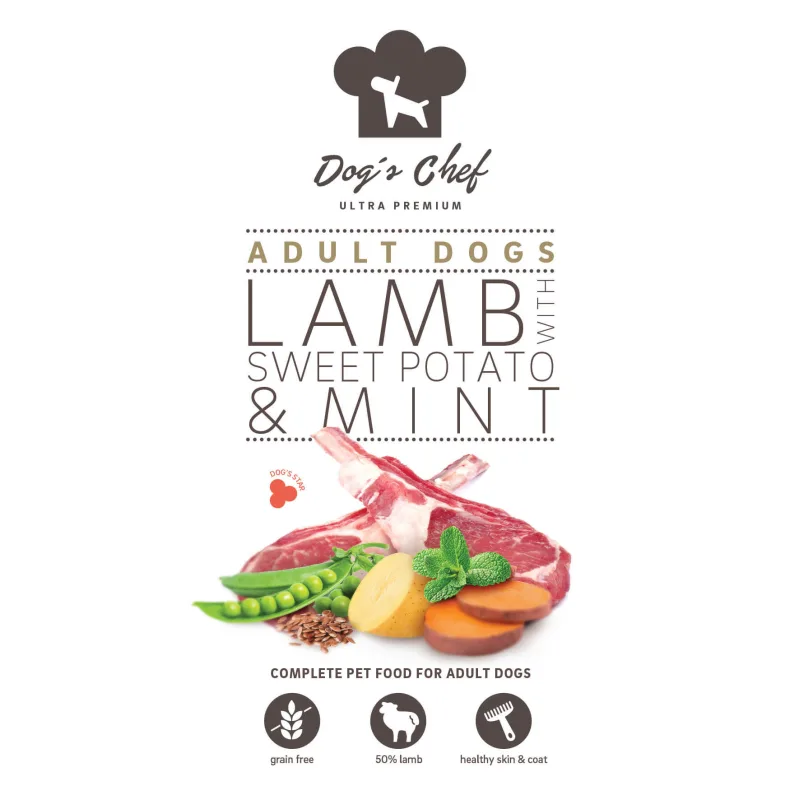 Dog's Chef Dog’s Chef LAMB WITH SWEET POTATO & MINT 12 kg