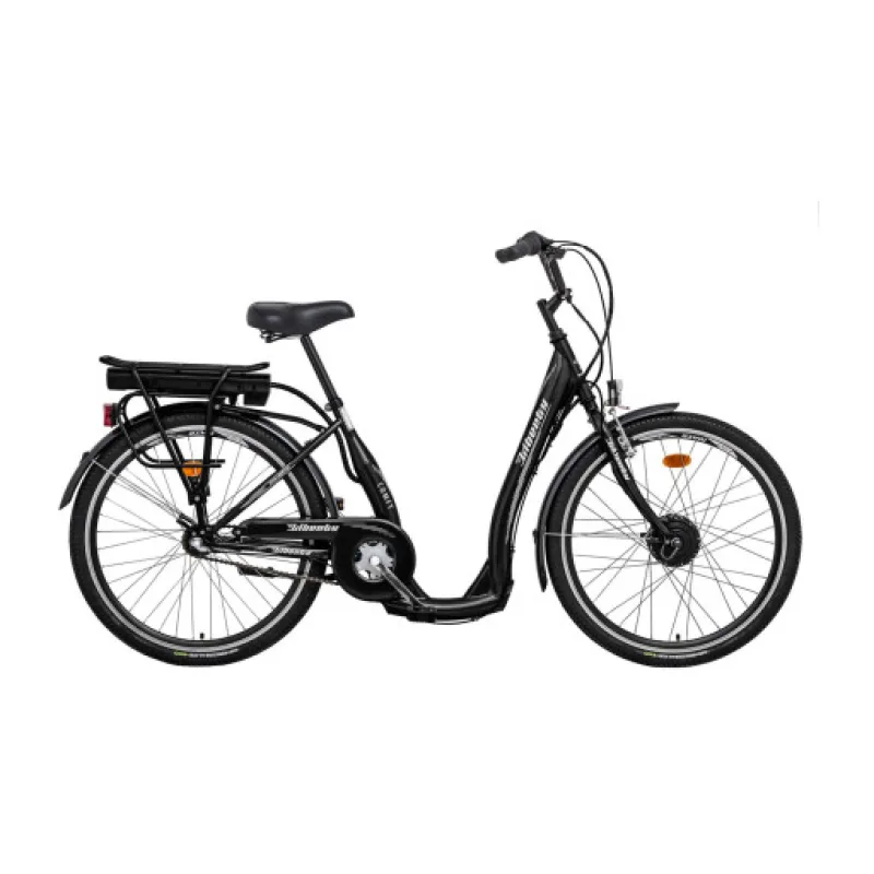 Liberty elektrokolo Comfy Steel 3spd. 36V 26" 2025 antracitové, Akumulátor Akumulátor Compact 36V 17,5 Ah