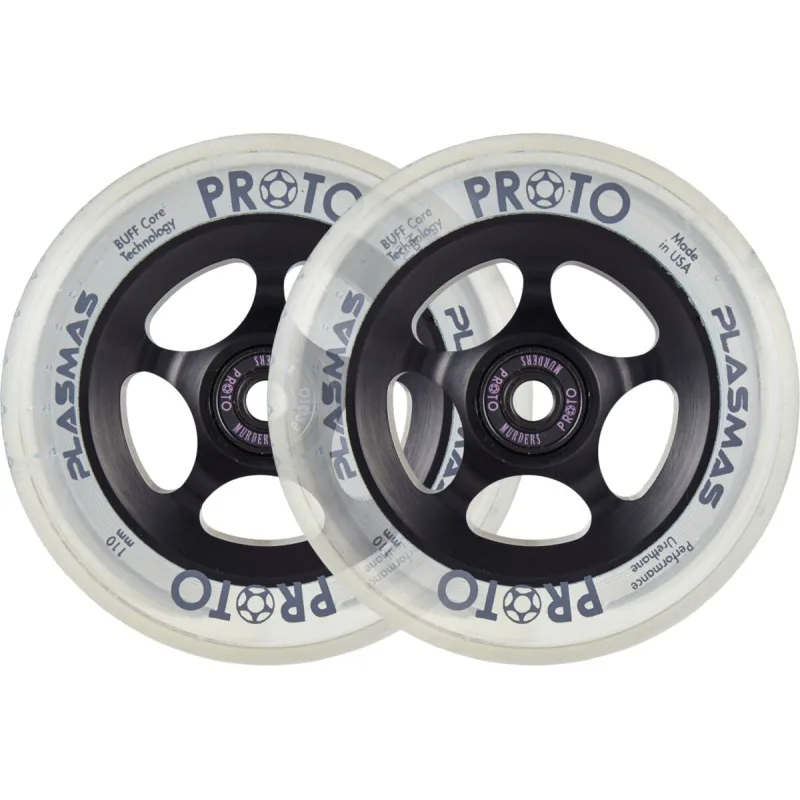 Proto Plasma Pro Scooter Wheels 2-Pack 110mm - Black Matter