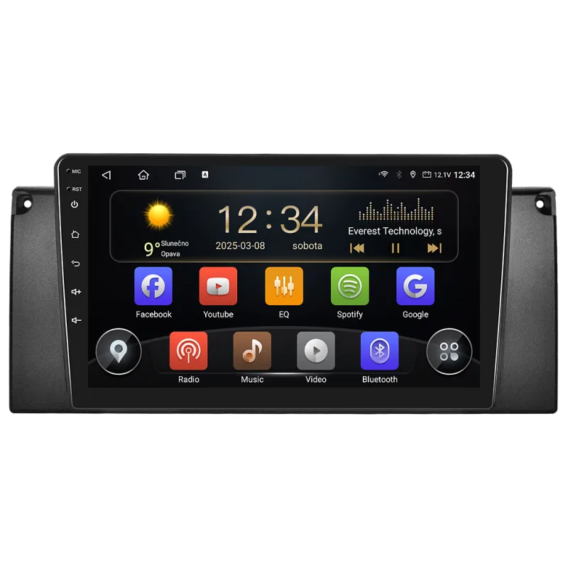 Isudar 2DIN autorádio T72-IEV85 Android, BMW E39 / X5 E53 T72-UN08M/A7458